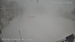 Vrchol Bouřňák, pohled na jih