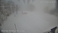 Vrchol Bouřňák, pohled na jih