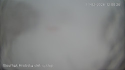 Vrchol Bouřňák, pohled na jih