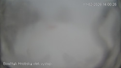 Vrchol Bouřňák, pohled na jih