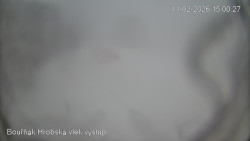 Vrchol Bouřňák, pohled na jih