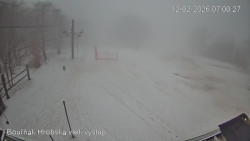 Vrchol Bouřňák, pohled na jih