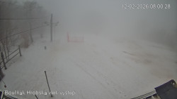 Vrchol Bouřňák, pohled na jih