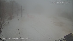 Vrchol Bouřňák, pohled na jih