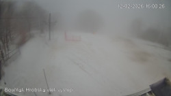 Vrchol Bouřňák, pohled na jih