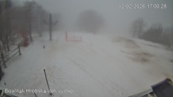 Vrchol Bouřňák, pohled na jih