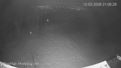 Vrchol Bouřňák, pohled na jih