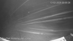 Vrchol Bouřňák, pohled na jih