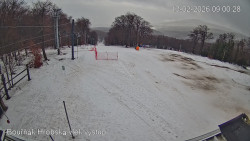 Vrchol Bouřňák, pohled na jih