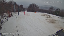 Vrchol Bouřňák, pohled na jih