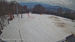 Vrchol Bouřňák, pohled na jih