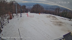 Vrchol Bouřňák, pohled na jih