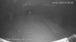 Vrchol Bouřňák, pohled na jih