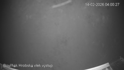 Vrchol Bouřňák, pohled na jih