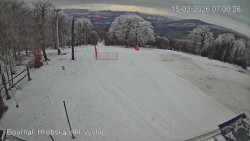 Vrchol Bouřňák, pohled na jih