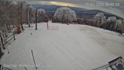 Vrchol Bouřňák, pohled na jih