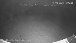 Vrchol Bouřňák, pohled na jih