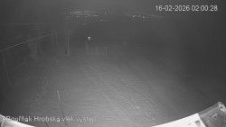 Vrchol Bouřňák, pohled na jih