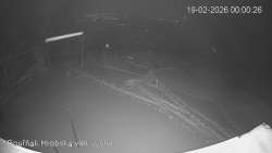 Vrchol Bouřňák, pohled na jih