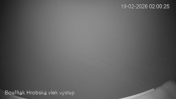 Vrchol Bouřňák, pohled na jih