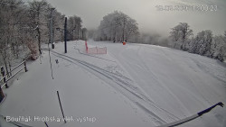 Vrchol Bouřňák, pohled na jih