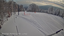 Vrchol Bouřňák, pohled na jih