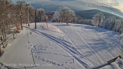 Vrchol Bouřňák, pohled na jih