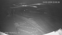 Vrchol Bouřňák, pohled na jih