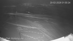 Vrchol Bouřňák, pohled na jih