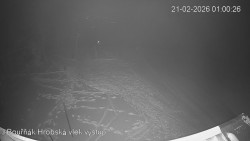 Vrchol Bouřňák, pohled na jih