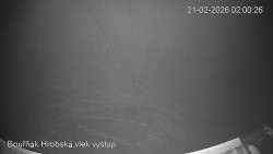 Vrchol Bouřňák, pohled na jih