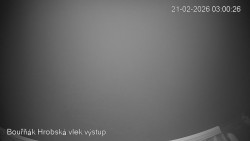 Vrchol Bouřňák, pohled na jih