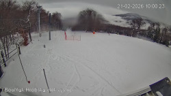 Vrchol Bouřňák, pohled na jih