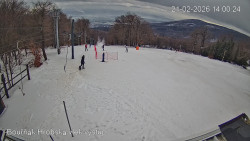 Vrchol Bouřňák, pohled na jih