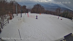 Vrchol Bouřňák, pohled na jih