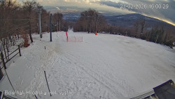 Vrchol Bouřňák, pohled na jih