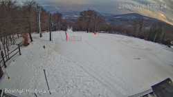 Vrchol Bouřňák, pohled na jih