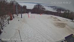 Vrchol Bouřňák, pohled na jih