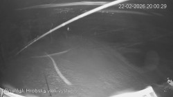 Vrchol Bouřňák, pohled na jih