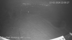 Vrchol Bouřňák, pohled na jih