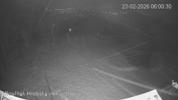 Vrchol Bouřňák, pohled na jih