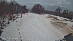 Vrchol Bouřňák, pohled na jih