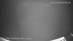 Vrchol Bouřňák, pohled na jih