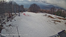 Vrchol Bouřňák, pohled na jih