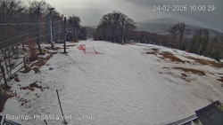 Vrchol Bouřňák, pohled na jih