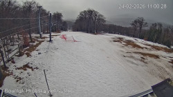 Vrchol Bouřňák, pohled na jih