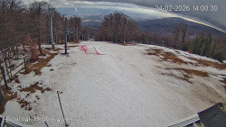 Vrchol Bouřňák, pohled na jih