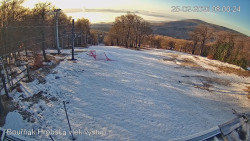 Vrchol Bouřňák, pohled na jih