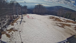 Vrchol Bouřňák, pohled na jih