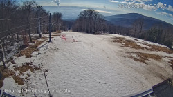 Vrchol Bouřňák, pohled na jih